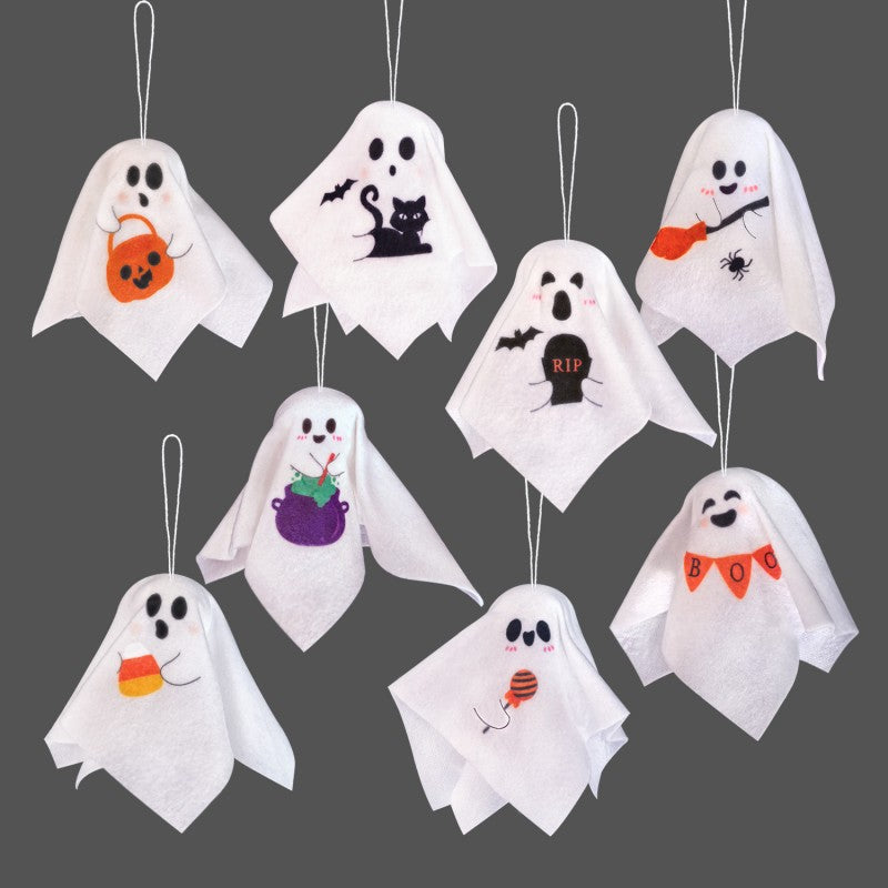 Hanging Ghost Halloween Decoration – Haunted House Prop