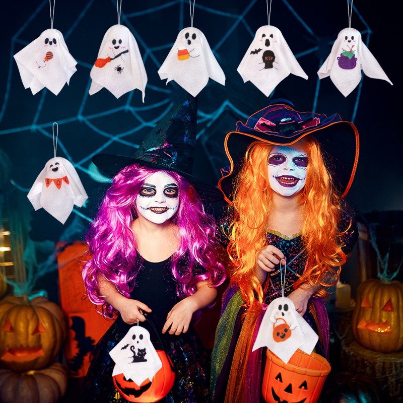 Hanging Ghost Halloween Decoration – Haunted House Prop