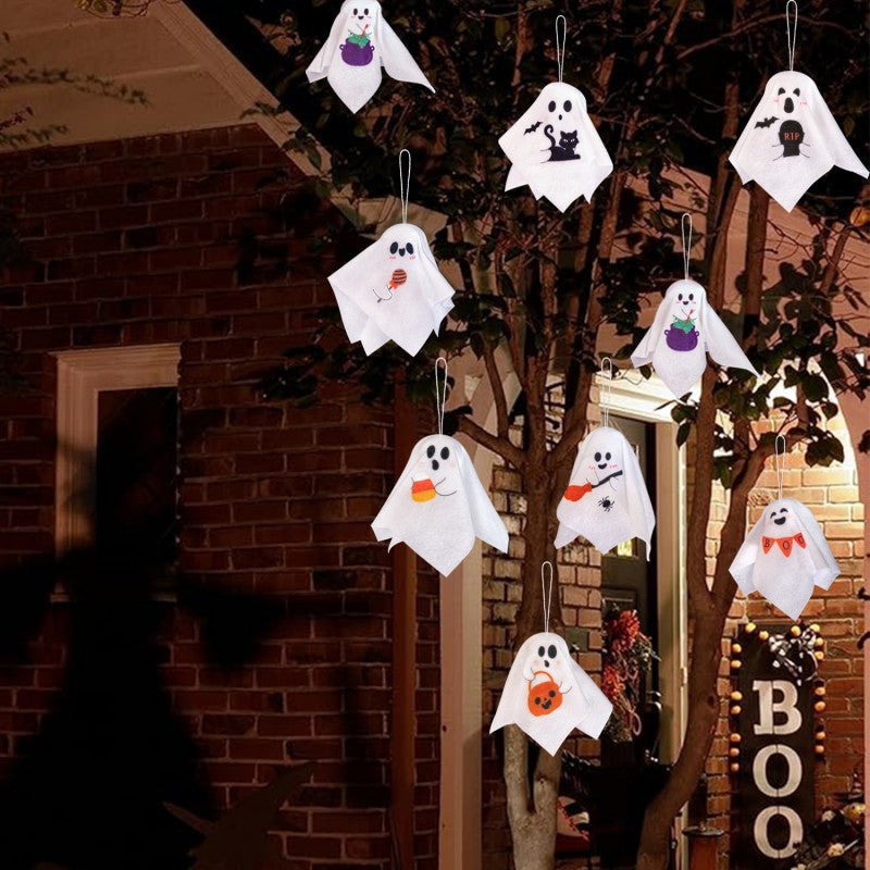 Hanging Ghost Halloween Decoration – Haunted House Prop