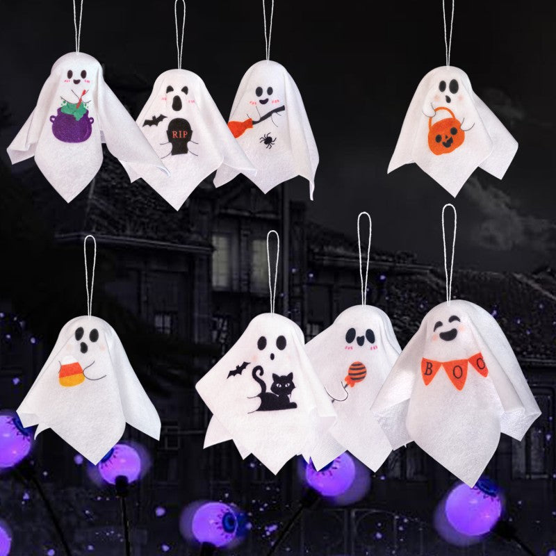 Hanging Ghost Halloween Decoration – Haunted House Prop