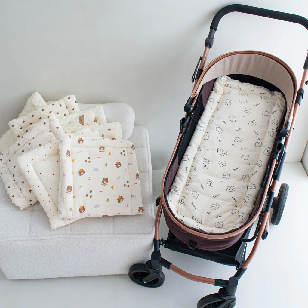 Baby Stroller Seat Cushion – Soft Mattress Pad for Pushchairs & Car Seats