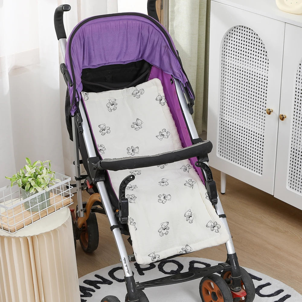 Baby Stroller Seat Cushion – Soft Mattress Pad for Pushchairs & Car Seats