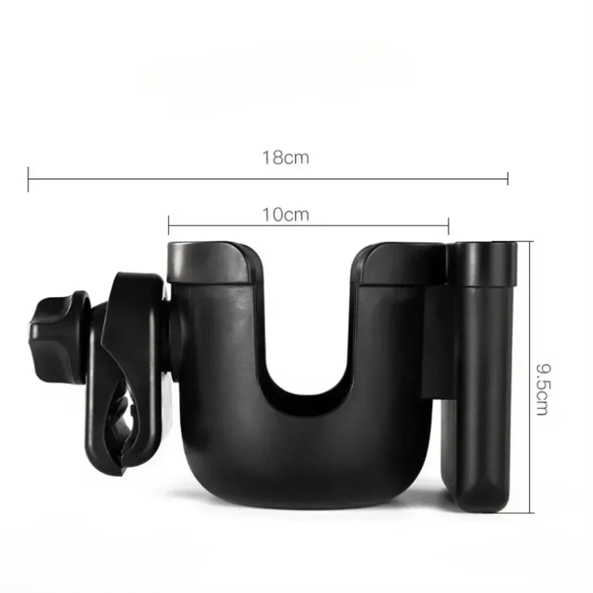 Pram Cup Holder – Anti-Slip Stroller Bottle & Phone Holder for Baby Prams