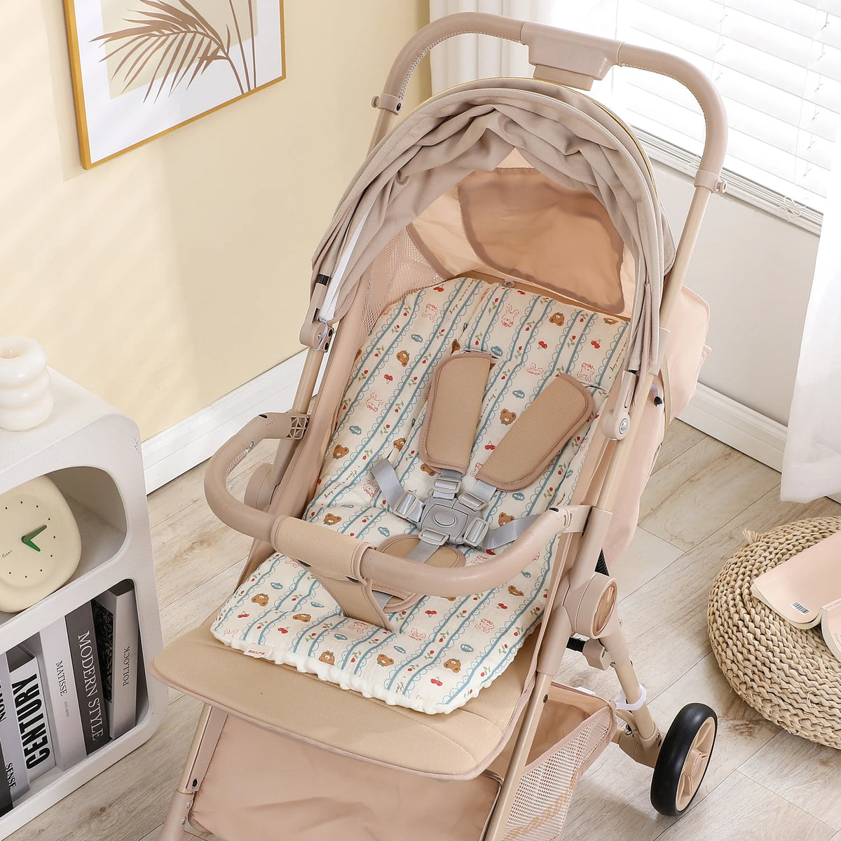 Baby Stroller Seat Cushion – Soft Mattress Pad for Pushchairs & Car Seats