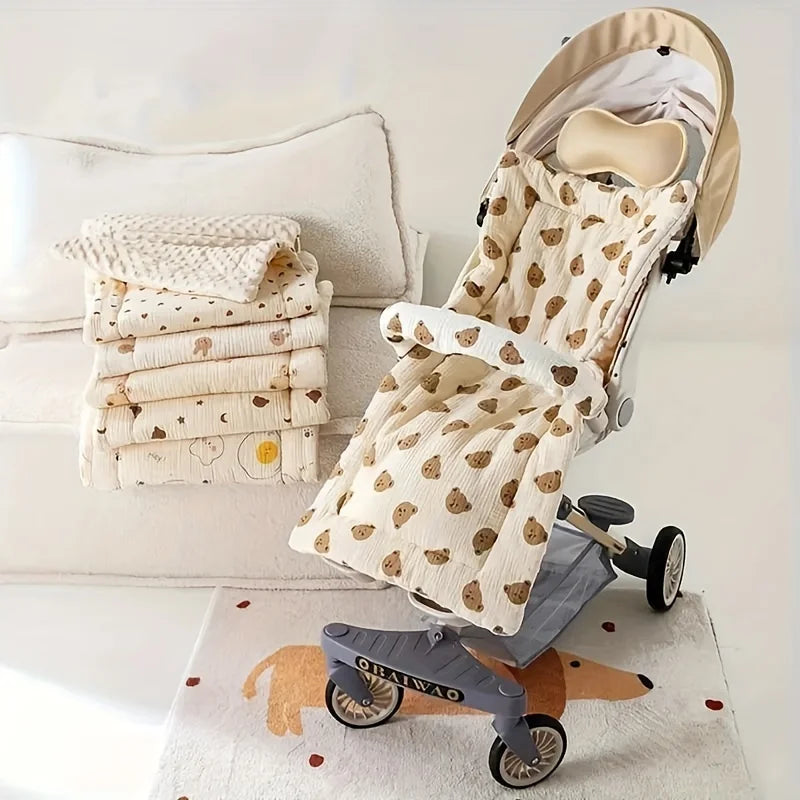 Baby Stroller Seat Cushion – Soft Mattress Pad for Pushchairs & Car Seats