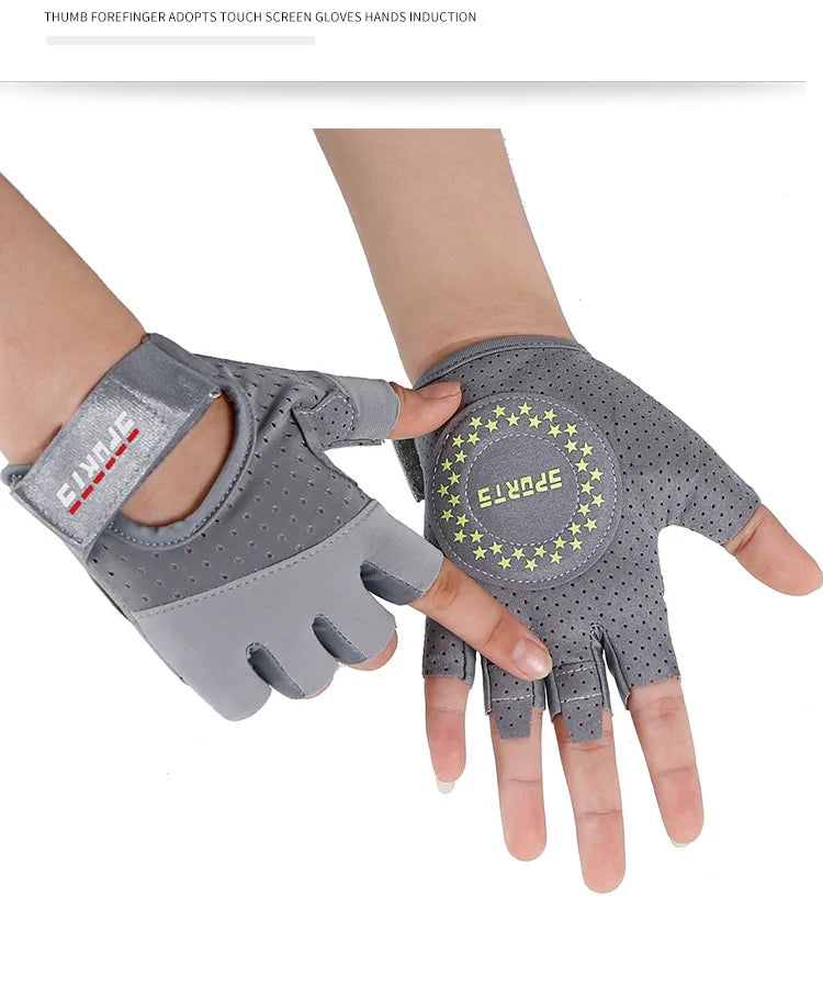 Anti-Slip Gym Gloves – Weightlifting & Workout Gloves