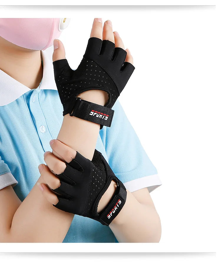 Anti-Slip Gym Gloves – Weightlifting & Workout Gloves