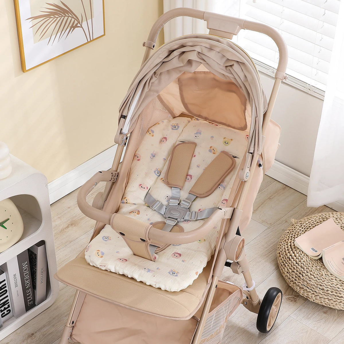 Baby Stroller Seat Cushion – Soft Mattress Pad for Pushchairs & Car Seats
