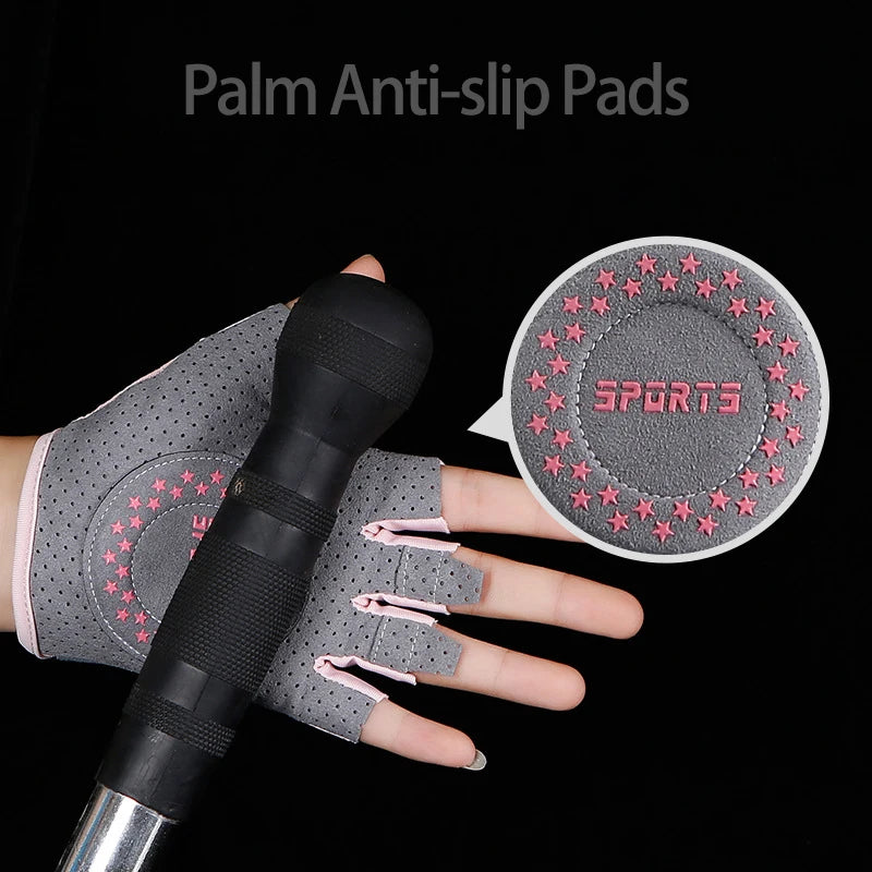 Anti-Slip Gym Gloves – Weightlifting & Workout Gloves