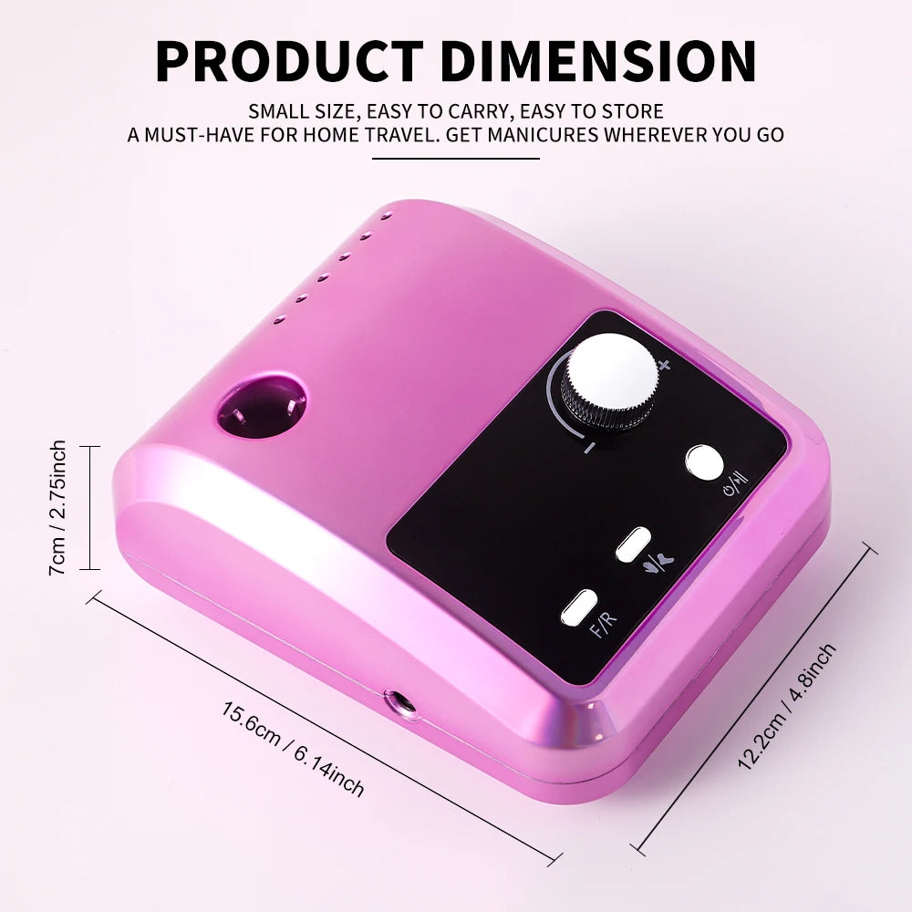 New 45000RPM Nail Drill Machine Cutters Professional Electric Nails Sander File for Gel Nails Polishing For Home Manicure Salon
