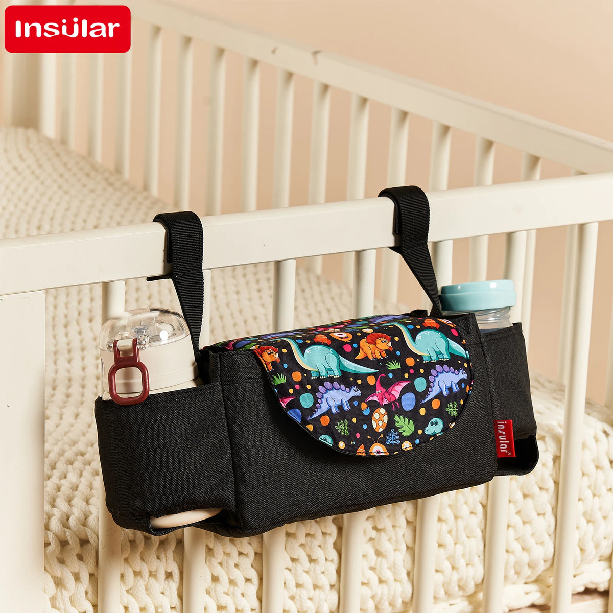 Insulated Diaper Bag – Baby Milk Bottle Insulation Bag, Mommy Storage Bag for Stroller & Baby Care Essentials