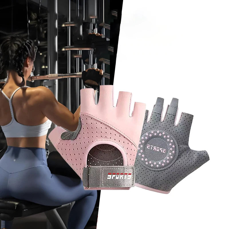 Anti-Slip Gym Gloves – Weightlifting & Workout Gloves