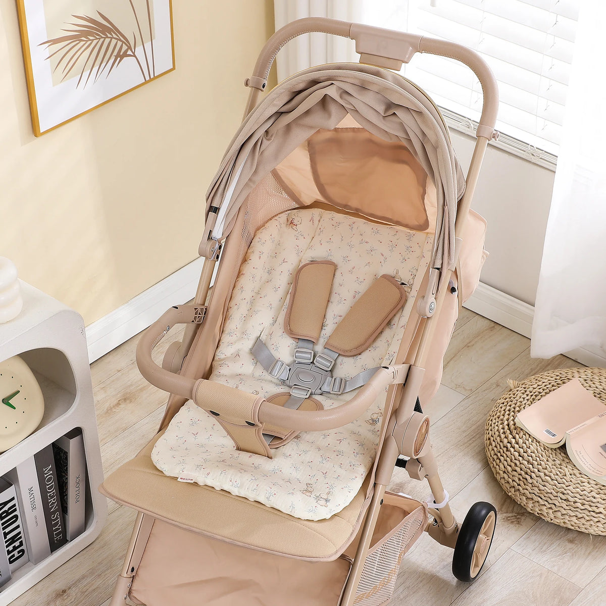 Baby Stroller Seat Cushion – Soft Mattress Pad for Pushchairs & Car Seats