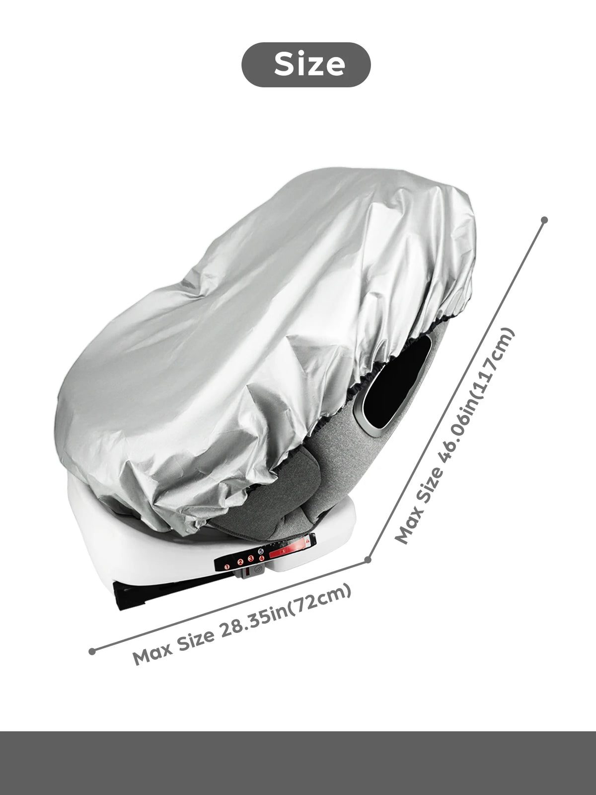 Baby Car Seat Sun Shade Cover – Universal UV Protection Canopy for Car Seats & Strollers