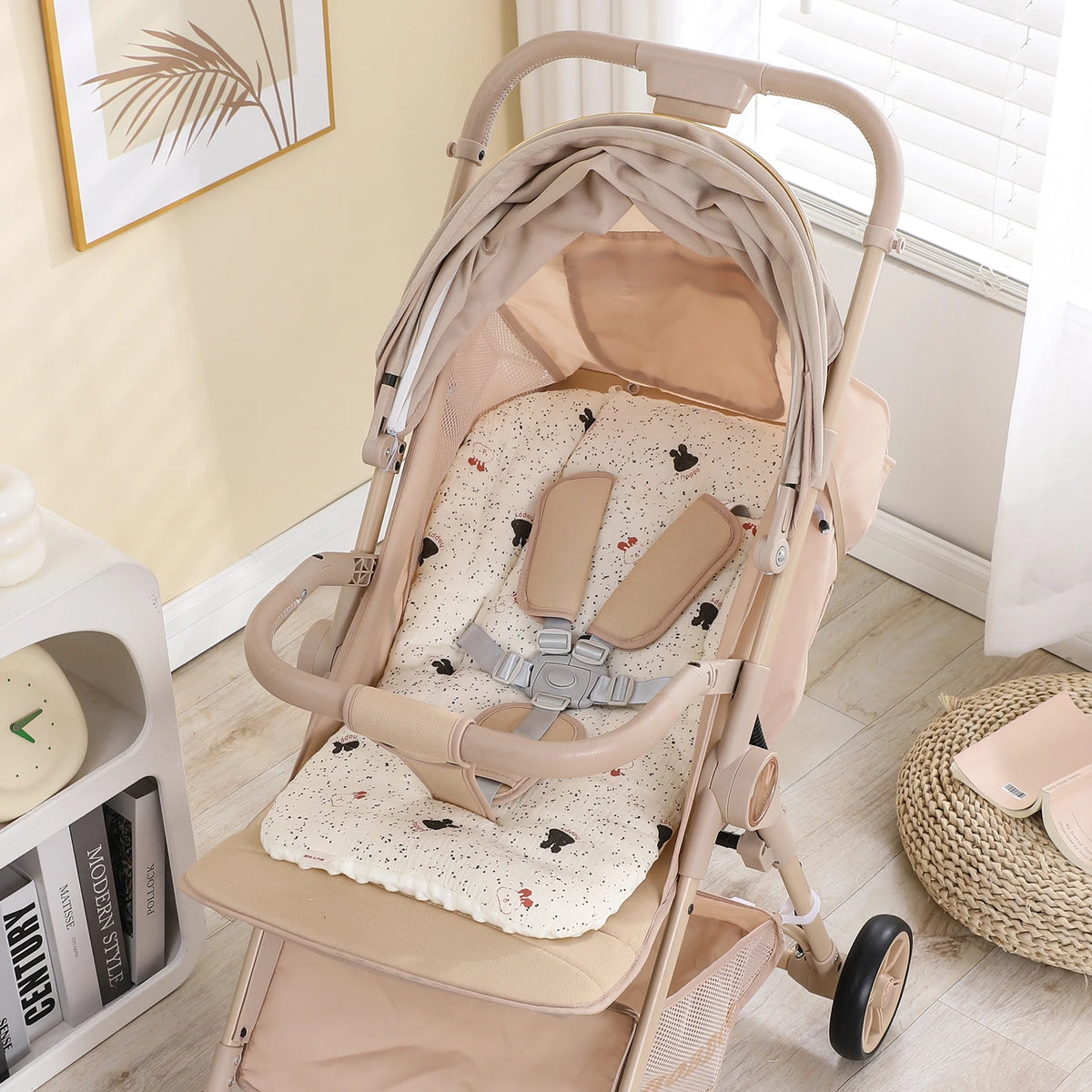 Baby Stroller Seat Cushion – Soft Mattress Pad for Pushchairs & Car Seats