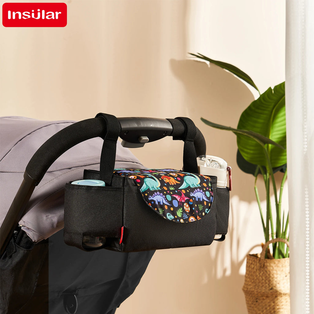 Insulated Diaper Bag – Baby Milk Bottle Insulation Bag, Mommy Storage Bag for Stroller & Baby Care Essentials