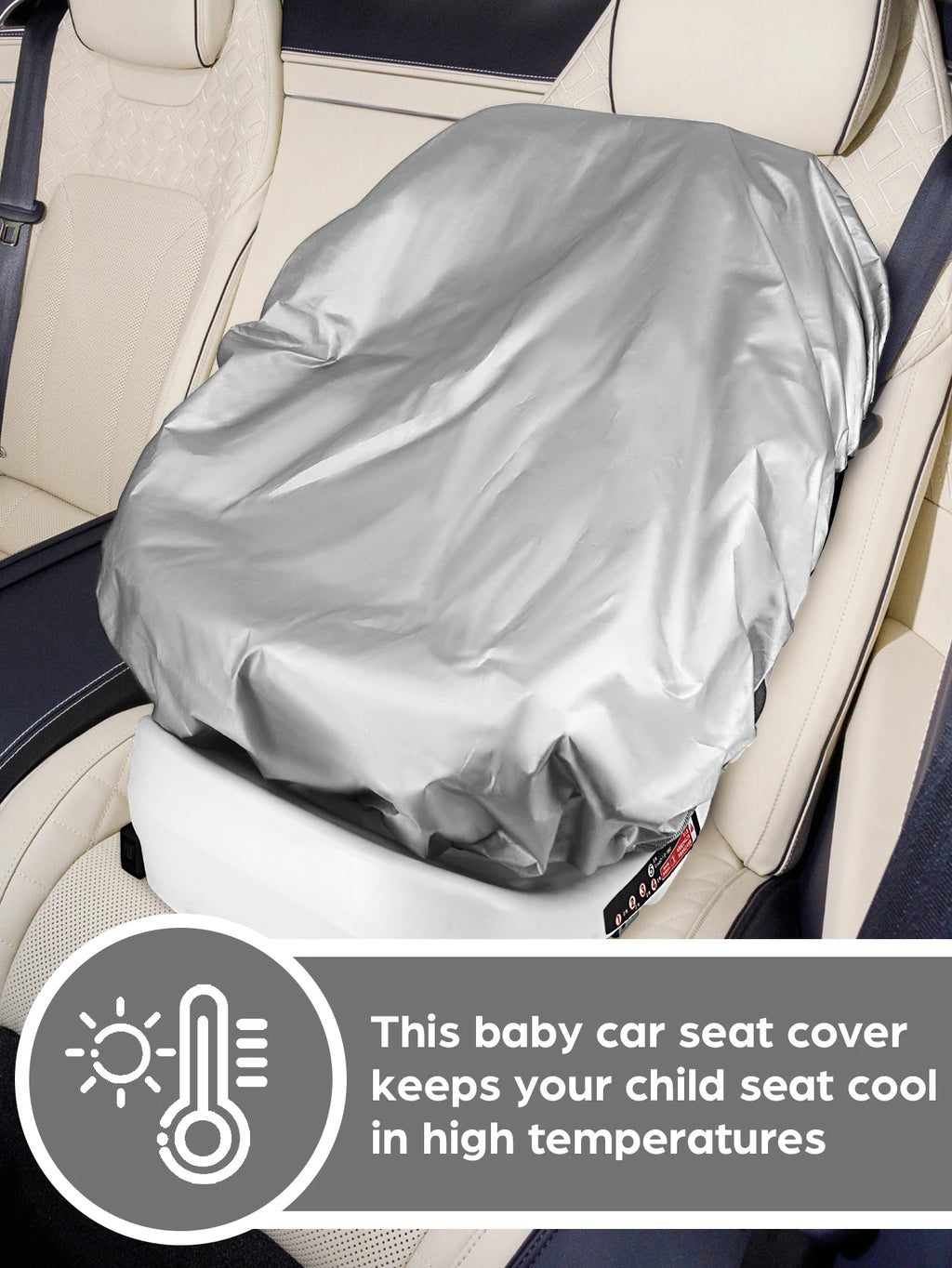 Baby Car Seat Sun Shade Cover – Universal UV Protection Canopy for Car Seats & Strollers