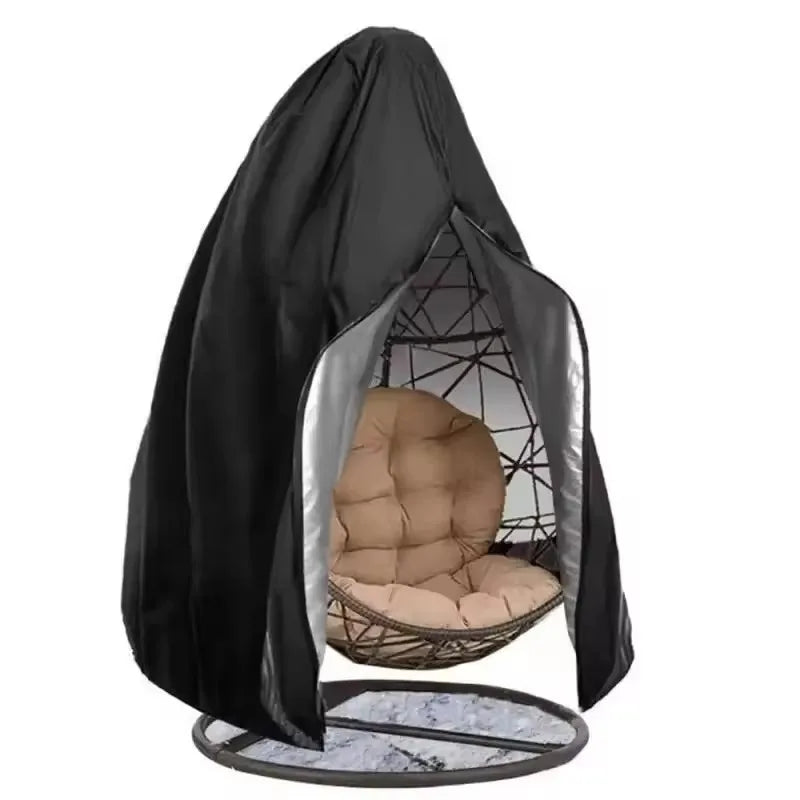 Waterproof Heavy-Duty Patio Egg Chair Cover – Hanging Cocoon Swing Chair Protector for Single/Double Seat