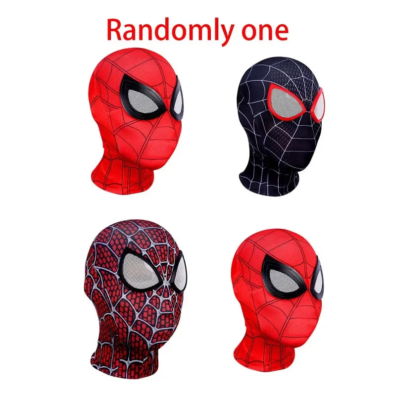 Superhero Web Mask, Breathable Cosplay Mask for Halloween, Costume Parties & Christmas Gifts