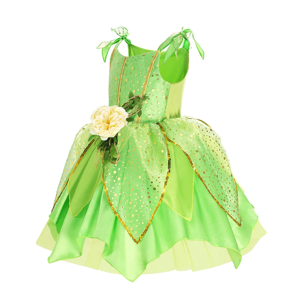 TinkerBell Fairy Costume – Girls Halloween Fancy Dress