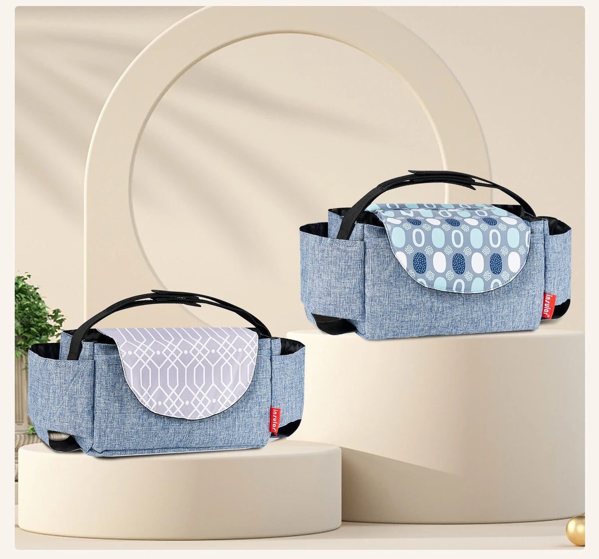 Insulated Diaper Bag – Baby Milk Bottle Insulation Bag, Mommy Storage Bag for Stroller & Baby Care Essentials