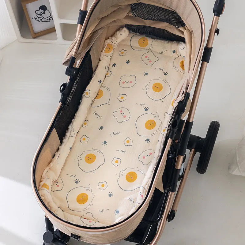 Baby Stroller Seat Cushion – Soft Mattress Pad for Pushchairs & Car Seats