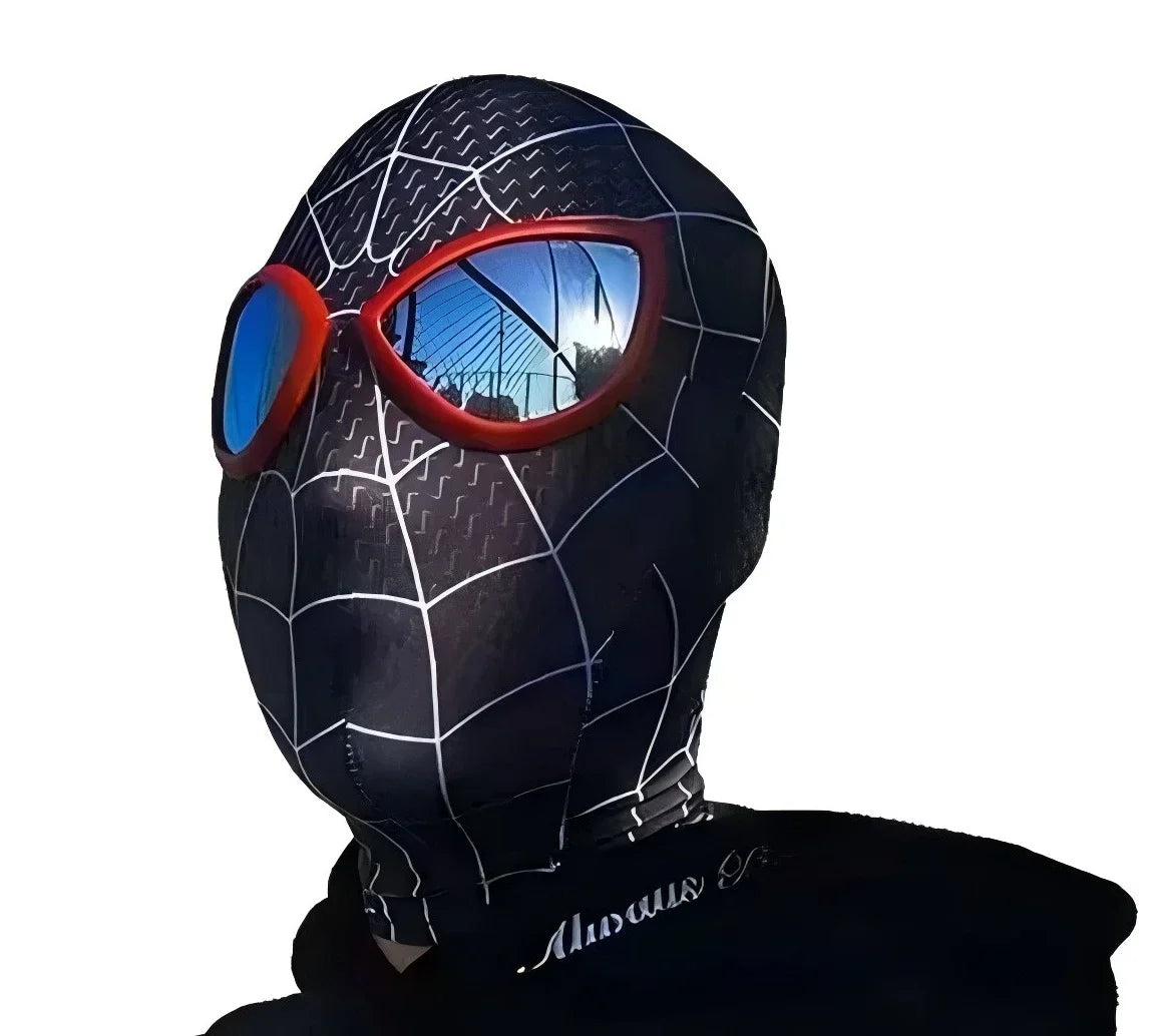 Superhero Web Mask, Breathable Cosplay Mask for Halloween, Costume Parties & Christmas Gifts