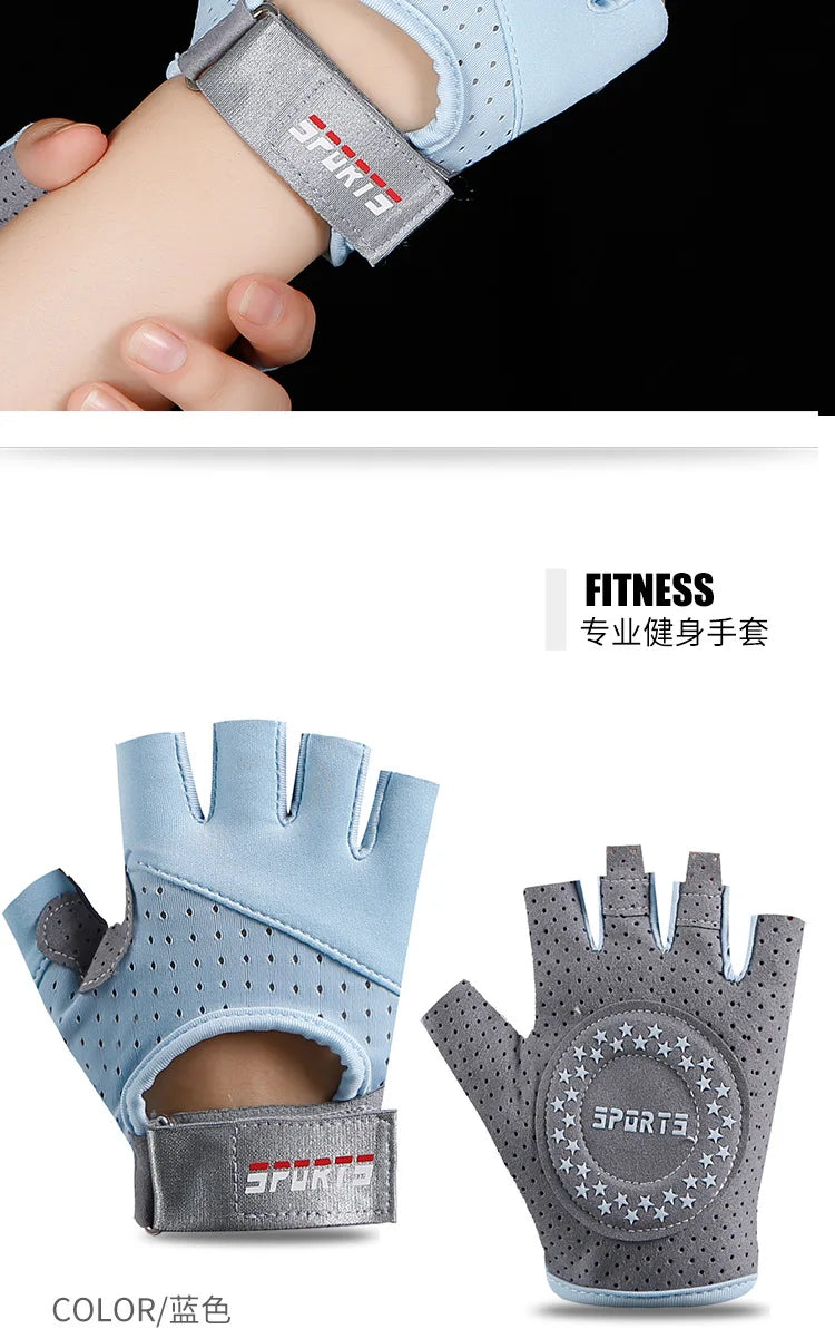 Anti-Slip Gym Gloves – Weightlifting & Workout Gloves