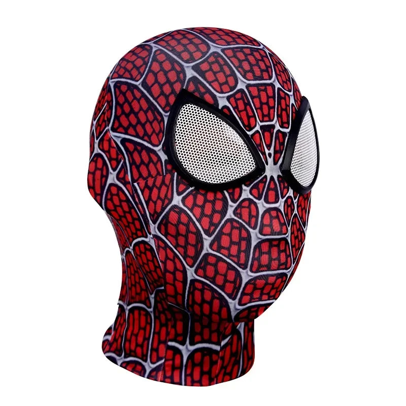Superhero Web Mask, Breathable Cosplay Mask for Halloween, Costume Parties & Christmas Gifts