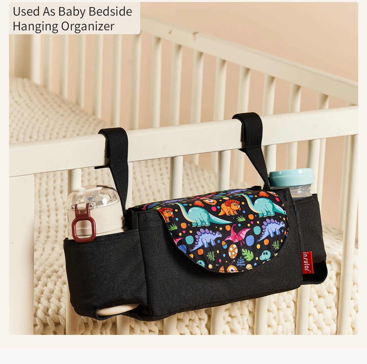 Insulated Diaper Bag – Baby Milk Bottle Insulation Bag, Mommy Storage Bag for Stroller & Baby Care Essentials