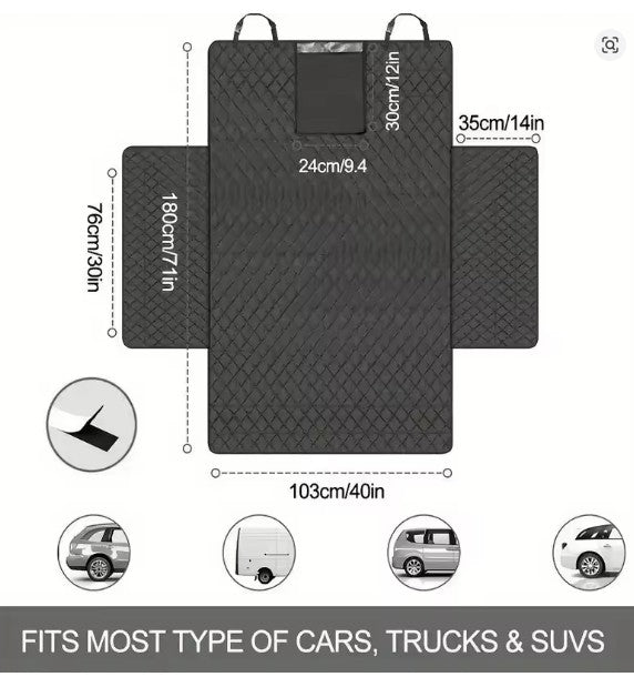 Waterproof Dog Car Seat Cover – SUV Protector & Liner