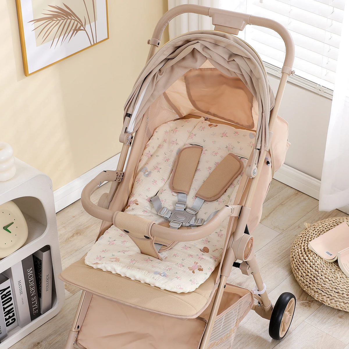 Baby Stroller Seat Cushion – Soft Mattress Pad for Pushchairs & Car Seats