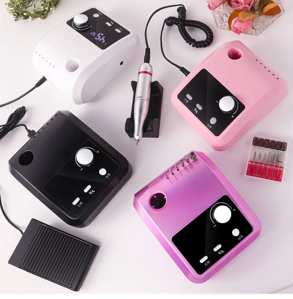 New 45000RPM Nail Drill Machine Cutters Professional Electric Nails Sander File for Gel Nails Polishing For Home Manicure Salon
