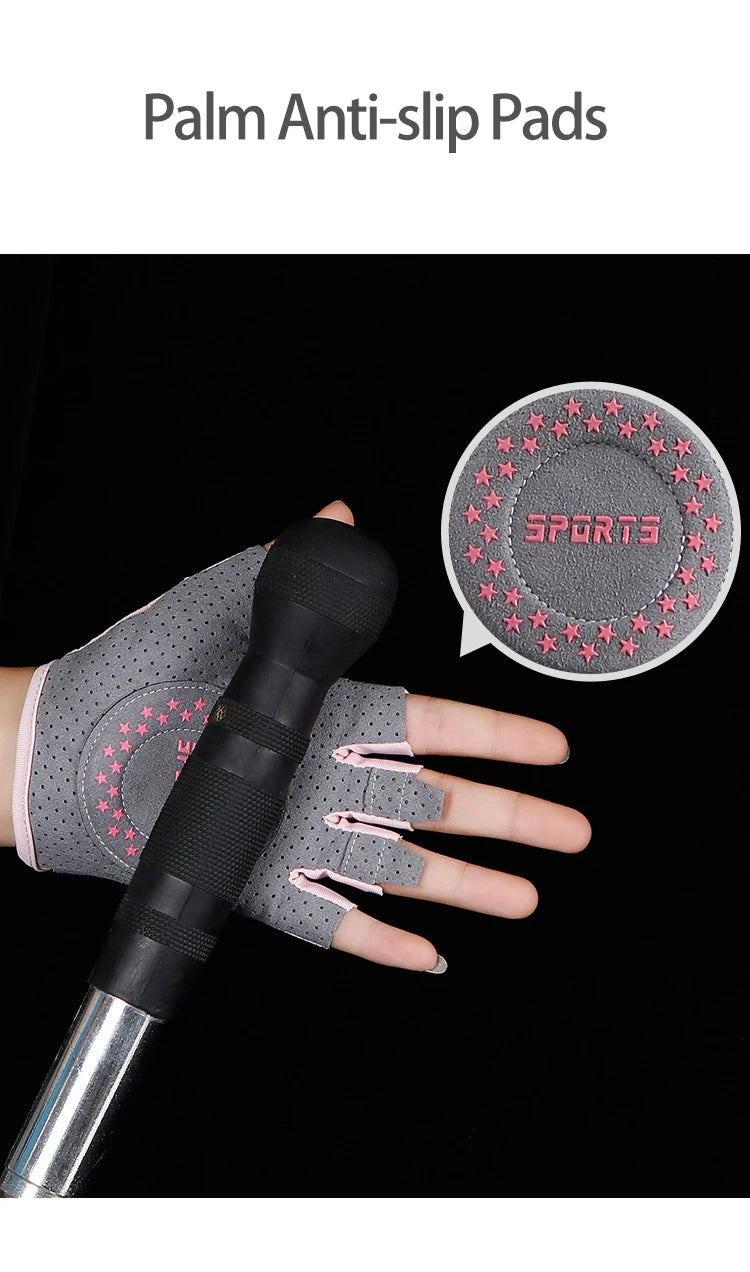 Anti-Slip Gym Gloves – Weightlifting & Workout Gloves