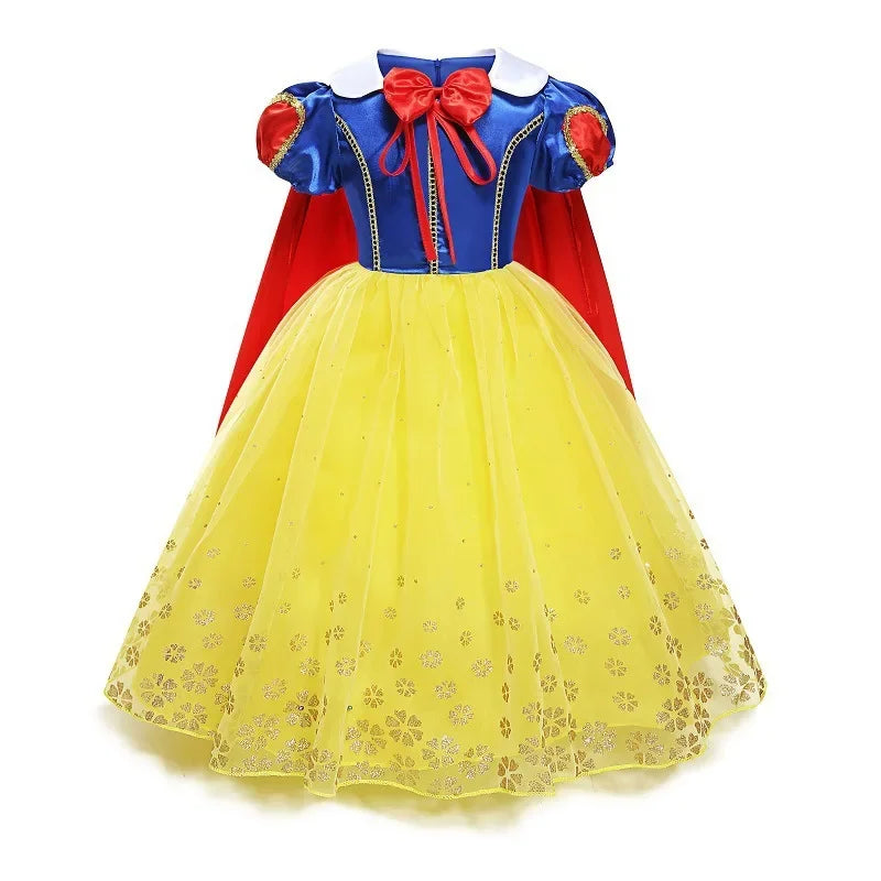 Ice Princess Girls Dress – Kids Cosplay Costume for Halloween & Birthday Party