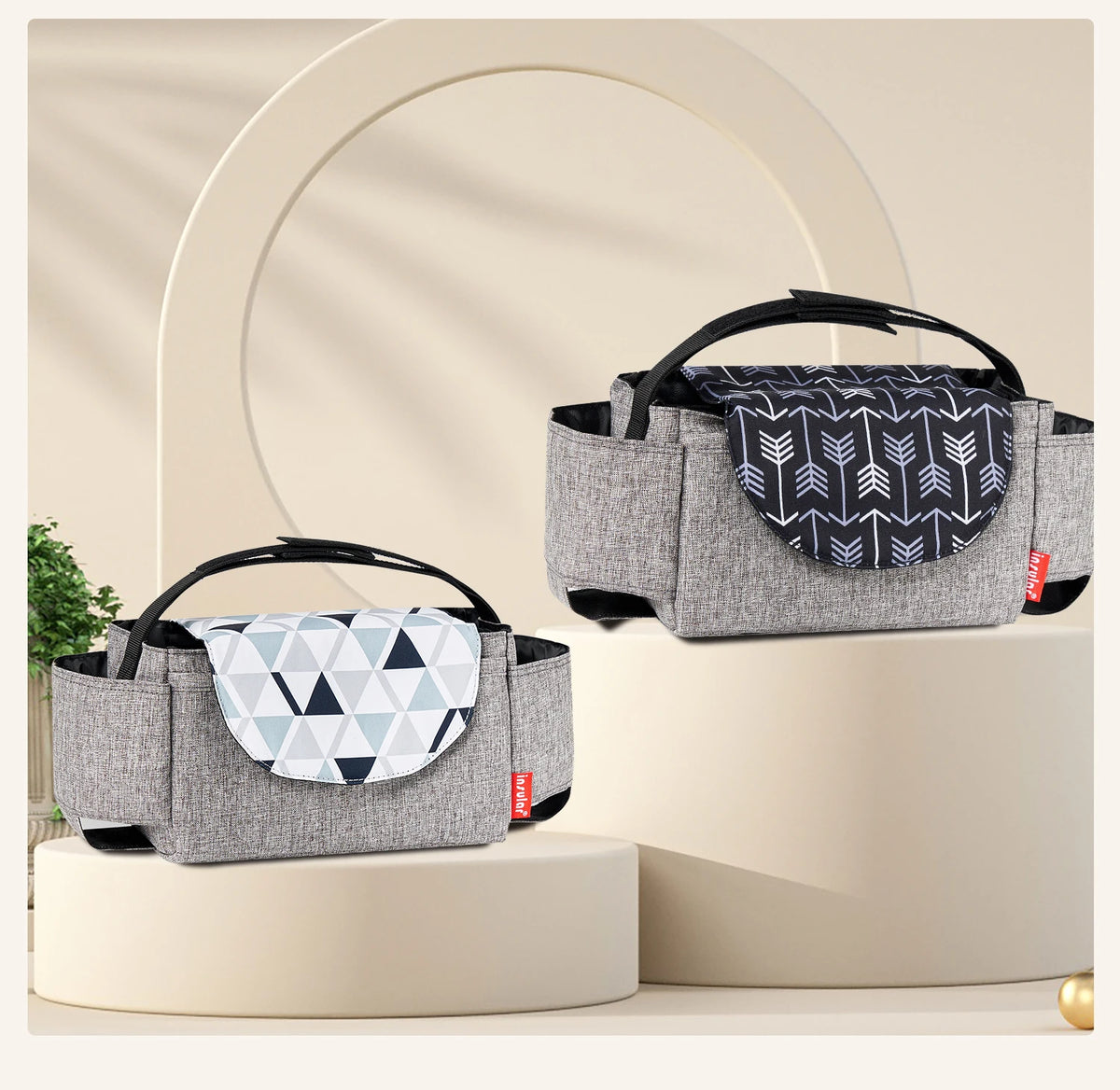 Insulated Diaper Bag – Baby Milk Bottle Insulation Bag, Mommy Storage Bag for Stroller & Baby Care Essentials