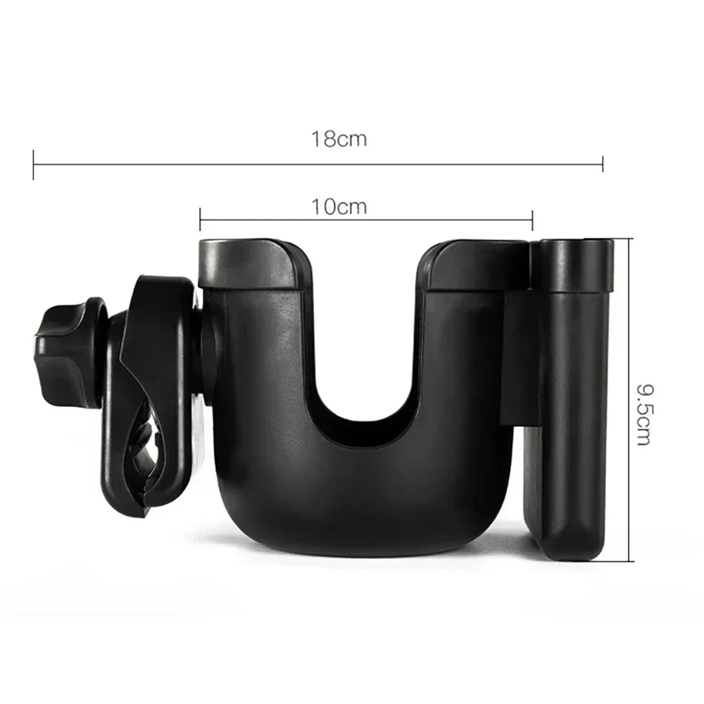 Pram Cup Holder – Anti-Slip Stroller Bottle & Phone Holder for Baby Prams