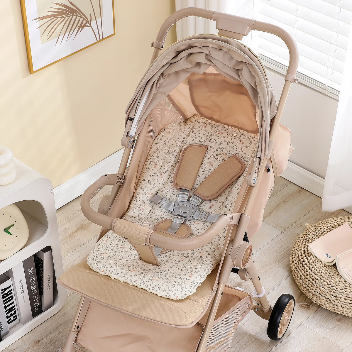 Baby Stroller Seat Cushion – Soft Mattress Pad for Pushchairs & Car Seats