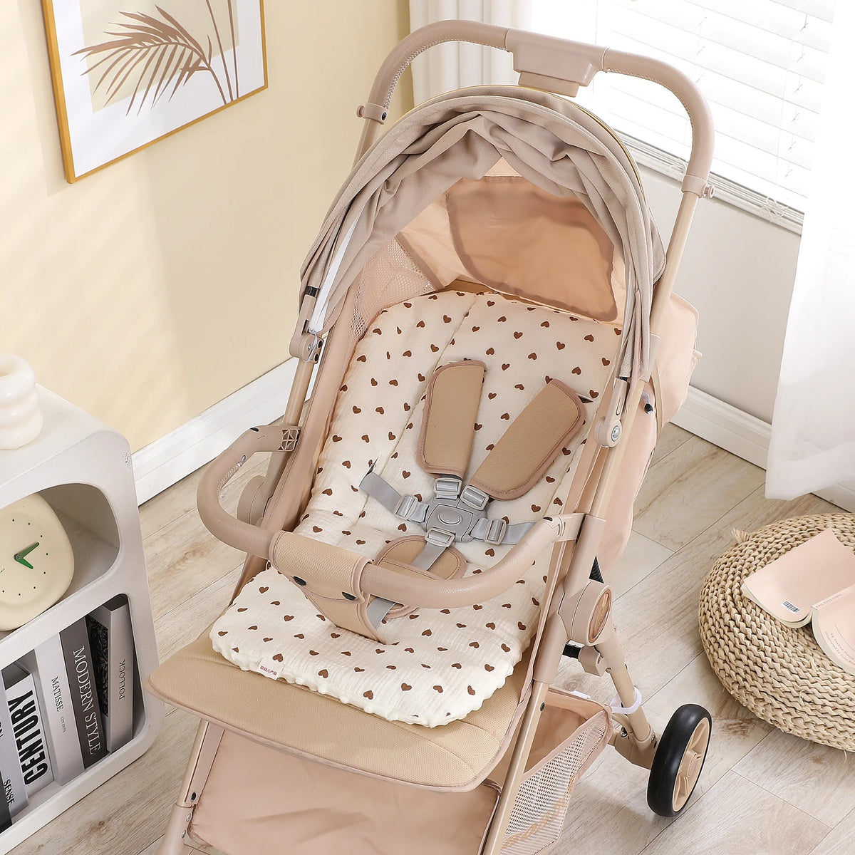 Baby Stroller Seat Cushion – Soft Mattress Pad for Pushchairs & Car Seats