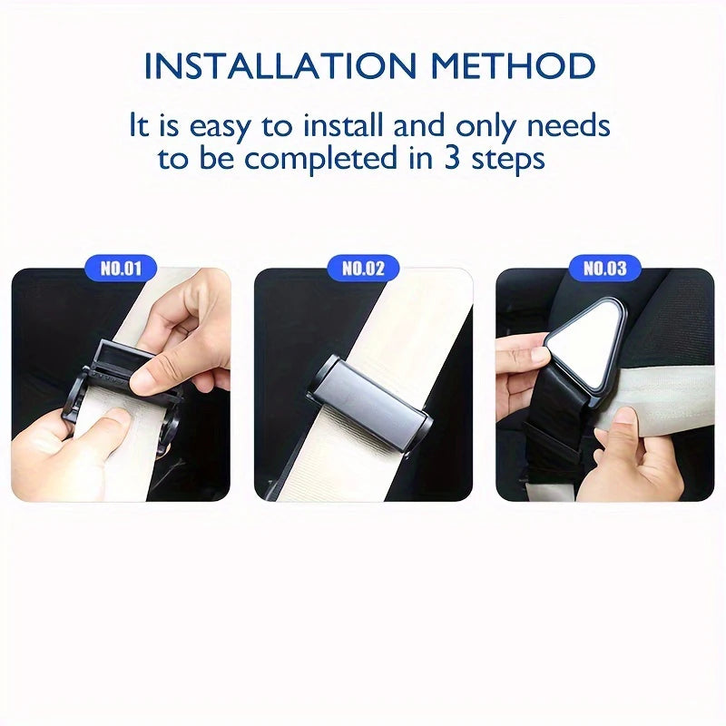 Car Child Safety Belt – Adjustable Anti-Strangling Seat Belt Positioner for Kids