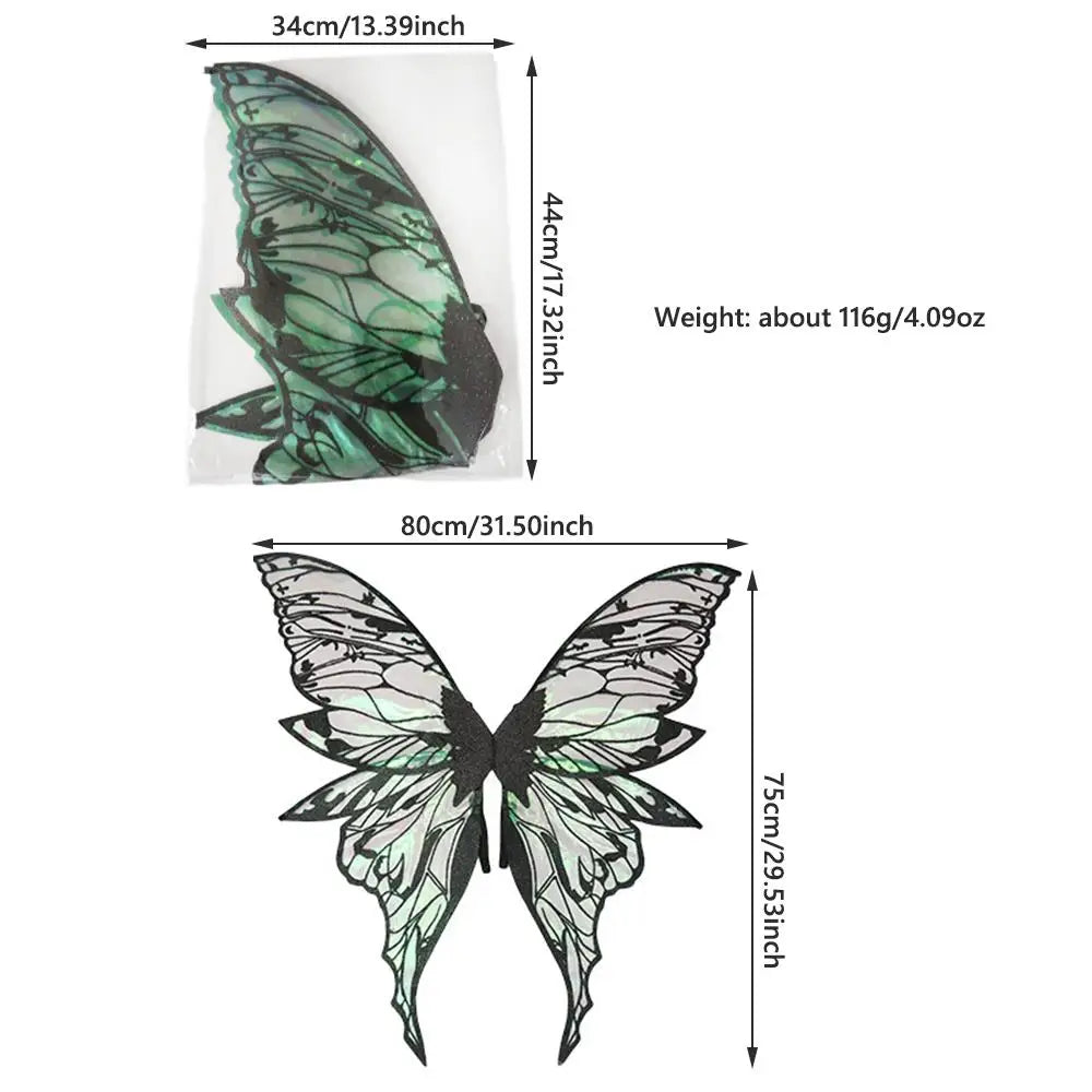 Sparkling Fairy Wings – Angel Costume Wings for Halloween & Party